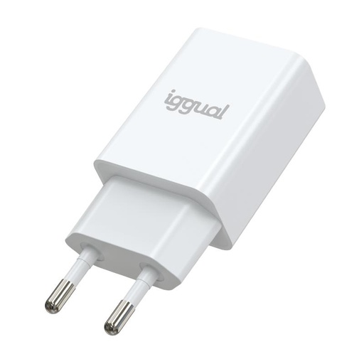 IGGUAL - cargador de pared 1xUSB 5V/2A (10W) (Ref.IGG316924)
