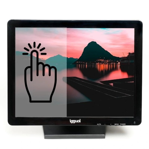 IGGUAL - Monitor LCD táctil MTL15C XGA 15" USB (Ref.IGG315750)