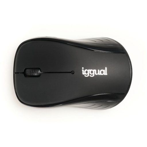 IGGUAL - Ratón inalámbrico WOM-BASIC-1600DPI negro (Ref.IGG316825)