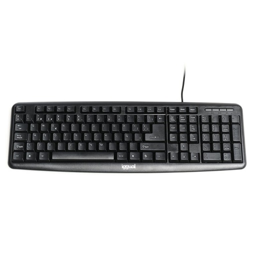 IGGUAL - Teclado estándar CK-BASIC-105T negro (Ref.IGG316818)