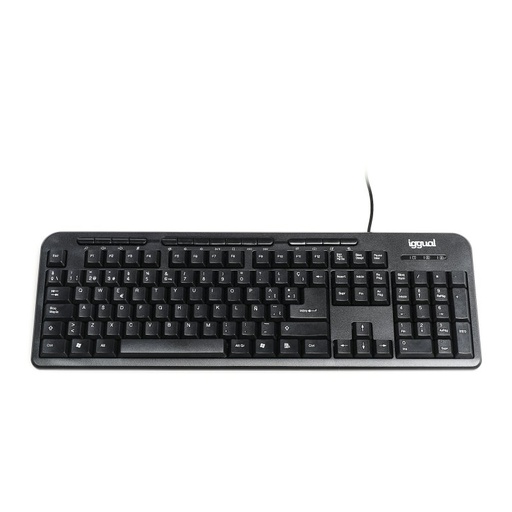 IGGUAL - Teclado multimedia CK-BASIC-120T negro (Ref.IGG316801)