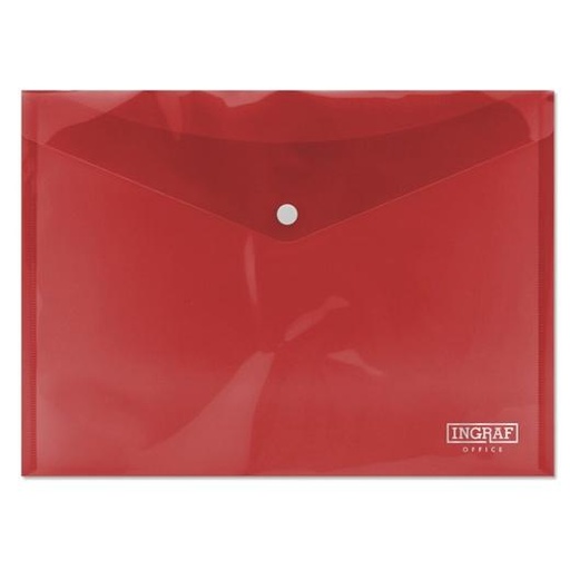 INGRAF - SOBRE PORTADOCUMENTOS CON BROCHE A4 ROJO (Ref.318469)