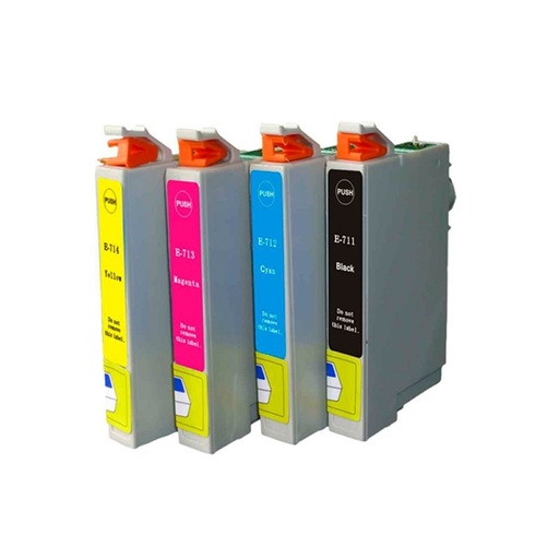 INKOEM - Cartucho Compatible Epson T0714 Amarillo (Ref.M-T0714)
