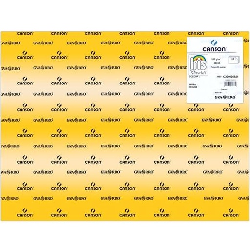IRIS - CARTULINA 50X65CM 280 ORO -25U- (Ref.C200005821)