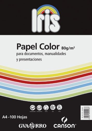 IRIS - PAPEL de COLOR A4 80g 100h AHUESADO (Ref.C400032478)