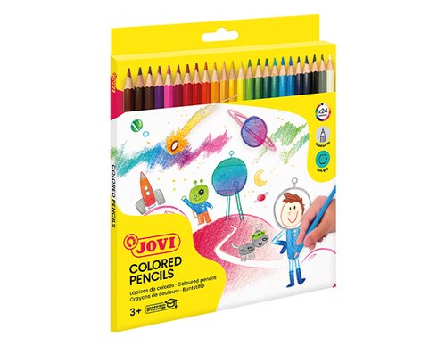 JOVI - LAPICES de COLORES estuche de 24 (Ref.730/24)