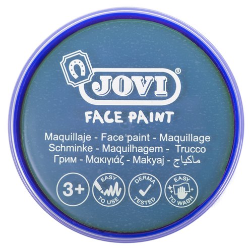 JOVI - MAQUILLAJE CREMA FACE PAINT BOTE de 20 ml CAJA de 5 AZUL CLARO (Ref.17712)