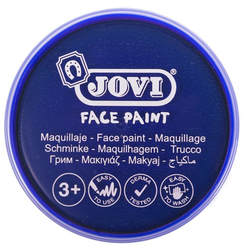 JOVI - MAQUILLAJE CREMA FACE PAINT BOTE de 20 ml CAJA de 5 AZUL OSCURO (Ref.17713)