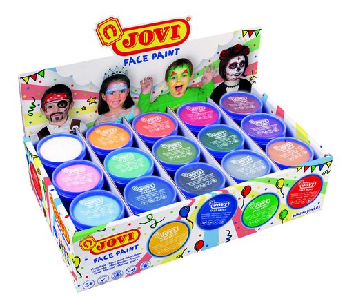 JOVI - MAQUILLAJE CREMA FACE PAINT BOTE de 8 ml EXPOSITOR DE 75 (5x 15) (Ref.171E)