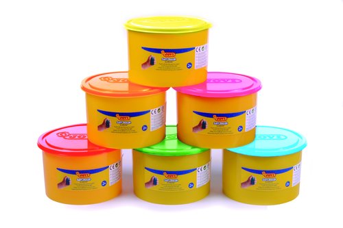 JOVI - PLASTILINA BLANDIVER SOFT DOUGH 460 gr. AMARILLO (Ref.46002)