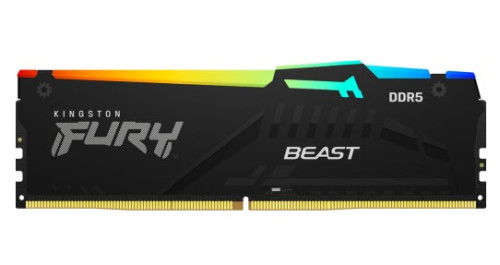 KINGSTON - MEMORIA FURY BEAST RGB DDR5 16GB 5200MHZ CL40 KF5 (Ref.KF552C40BBA-16)