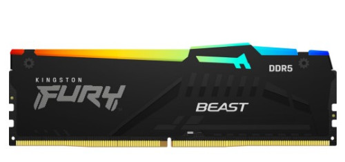 KINGSTON - MEMORIA FURY BEAST RGB DDR5 32GB 5200MT/S CL40 KF (Ref.KF552C40BBA-32)