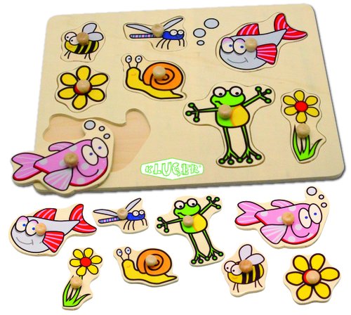 KLUGER - JUEGO ENSARTE 8 PIEZAS BOSQUE ACUATICO (Ref.D11016)