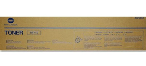 KONICA MINOLTA - Toner negro TN712 par Bizhub 654e 754eC654 . (Ref.A3VU050)