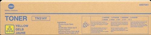 KONICA MINOLTA - TONER TN-314Y BIZHUB C353/355 AMARILLO 20.000 PAG. (Ref.TN314Y)