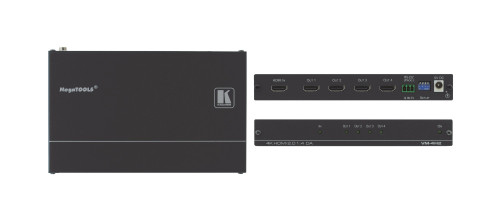 KRAMER - Electronics VM-4H2 amplificador de línea de video Negro (Ref.10-80408090)