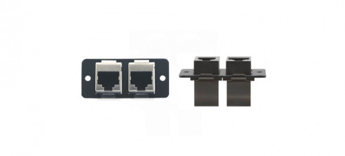 KRAMER - Electronics W4545(B) placa de pared y cubierta de interruptor Negro (Ref.85-3002099)