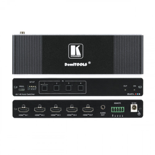 KRAMER - SELECTOR VS-411X AUTOMÁTICO 4K HDR HDMI 4X1 (Ref.20-80548090)