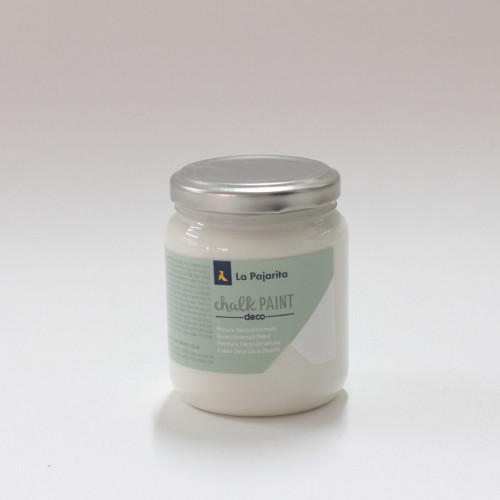 LA PAJARITA - Chalk paint white cotton 0,175 L (Ref.128837)