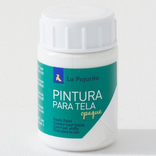 LA PAJARITA - Pintura tela opaca to-01 blanco (Ref.206522)