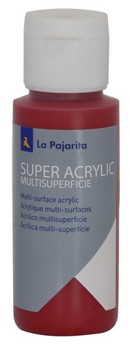 LA PAJARITA - PINTURA ACRILICA 60 ml (bote) CARMIN A-09 (Ref.178276)