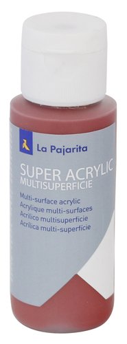 LA PAJARITA - PINTURA ACRILICA 60 ml (bote) OXIDO ROJO A-27 (Ref.180076)