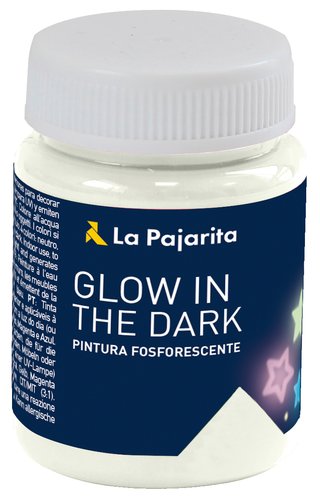 LA PAJARITA - PINTURA LATEX FLUORESCENTE 75 ml (bote) NEUTRO (Ref.145416)