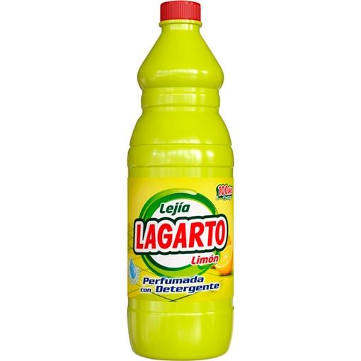 LAGARTO - LEJÍA PERFUMADA LIMÓN CON DETERGENTE BOTELLA 1500ML (Ref.2052)