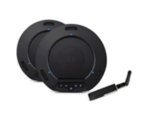 LAIA - T-POD DUAL - PAREJA MICROFONOS WIRELESS SOBREMESA / CONEXIÓN WIFI VIA USB / E-S AUDIO / SALAS REUNIONES MEDIANAS O GRANDES / INCLUYE CARGADORES () (Ref.TPD)