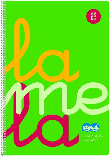 LAMELA - BLOC tapa POLIPROPILENO Fº 80h CUADROVIA 2,5 mm VERDE (Ref.7FTP002V)
