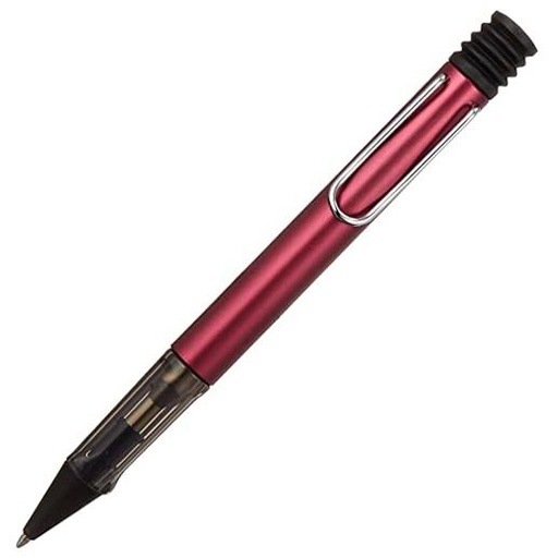 LAMY - BOLÍGRAFO AL-STAR BLACK PURPLE 229M PUNTA MEDIA TINTA AZUL RECARGABLE COLOR MORADO EN ESTUCHE (Ref.1221735)