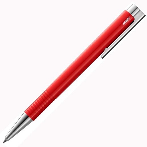 LAMY - BOLÍGRAFO LOGO M+ RED PUNTA B PLÁSTICO ROJO Y ACERO PULIDO (Ref.1228048)