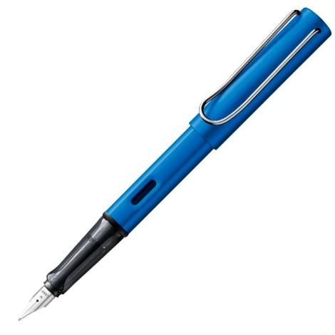 LAMY - PLUMA ESTILOGRÁFICA AL-STAR OCEANBLUE 028M PUNTA MEDIA TINTA AZUL COLOR AZUL (Ref.1220159)