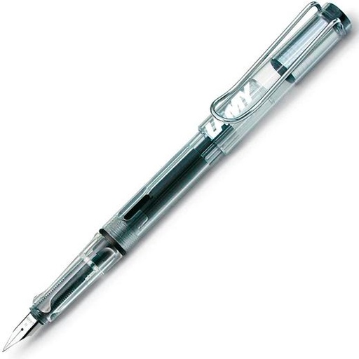 LAMY - PLUMA ESTILOGRÁFICA SAFARI VISTA 012B CLIP METÁLICO PLÁSTICO TRANSPARENTE (Ref.1215153)