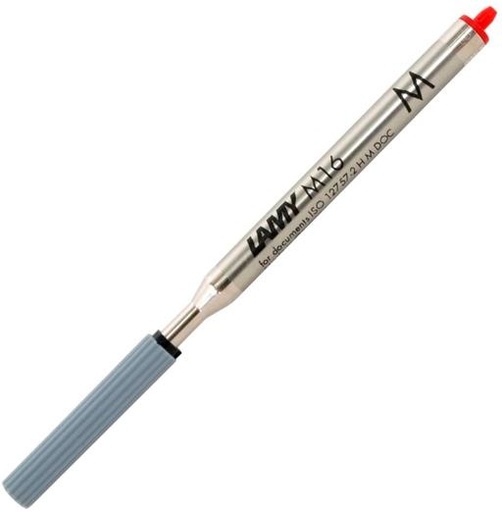 LAMY - RECAMBIO M16 PARA BOLÍGRAFO PUNTA MEDIA 801 TINTA ROJO (Ref.1200151)