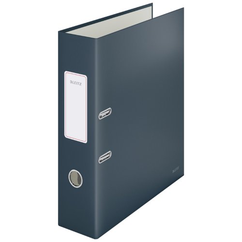 LEITZ - ARCHIVADOR palanca COSY A4 180º 80mm GRIS (Ref.10610089)