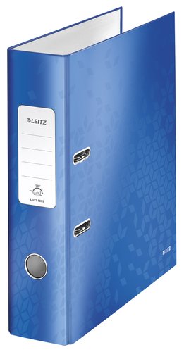 LEITZ - ARCHIVADOR palanca WOW A4 180º 80mm AZUL (Ref.10050136/10050036)