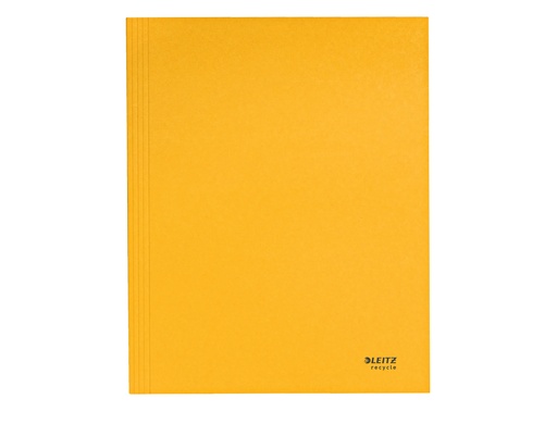 LEITZ - CARPETA CARTON 3 SOLAPAS A4 RECYCLE 100% AMARILLO (Ref.39060015)