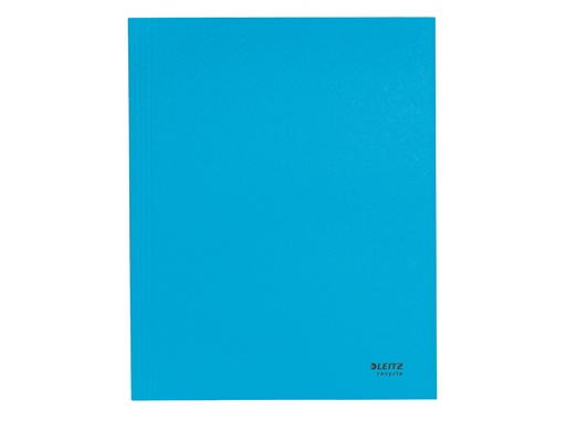 LEITZ - CARPETA CARTON 3 SOLAPAS A4 RECYCLE 100% AZUL (Ref.39060035)