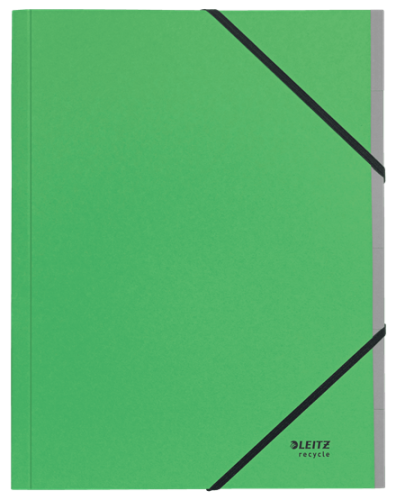 LEITZ - CARPETA CLASIFICADORA DE CARTON 6 POSICIONES A4 RECYCLE 100% VERDE (Ref.39140055)