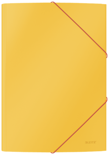 LEITZ - CARPETA de GOMAS y SOLAPAS COSY CARTON A4 AMARILLO (Ref.30020019)