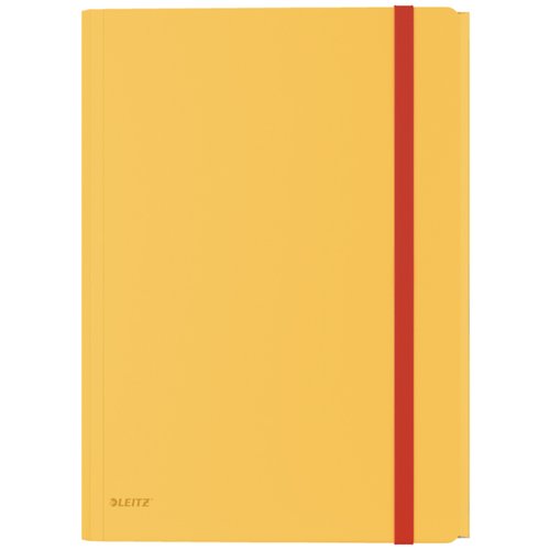 LEITZ - CARPETA de GOMAS y SOLAPAS COSY PP A4 AMARILLO (Ref.46190019)