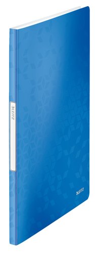 LEITZ - CARPETA FUNDAS (TARIFARIO) WOW PP FLEXIBLE A4 20 F. AZUL (Ref.46310136)