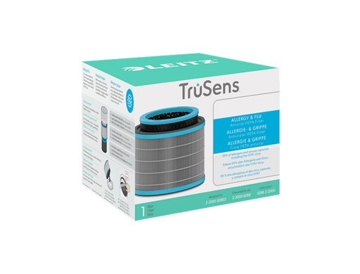 LEITZ - FILTRO HEPA PARA PURIFICADOR DE AIRE MEDIANO Z-2000/Z-2500 PARA ALERGIAS Y GRIPE (Ref.2415117)