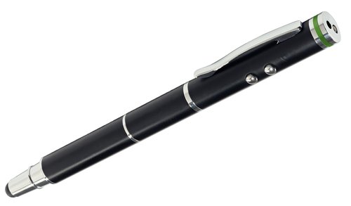 LEITZ - PUNTERO LASER STYLUS 4 EN 1 NEGRO (Ref.64140095)
