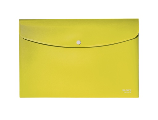 LEITZ - SOBRES POLIPROPILENO OPACO A4 CON BROCHE BOTON RECYCLE AMARILLO (Ref.46780015)