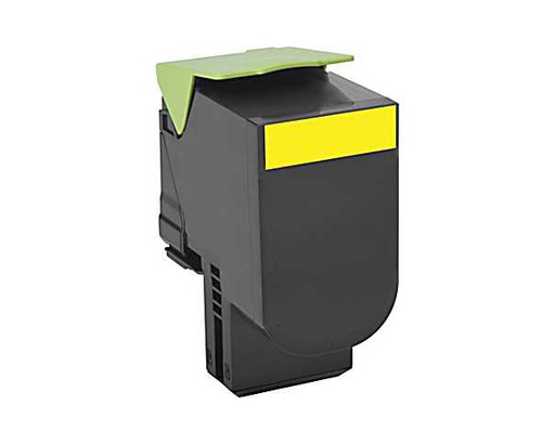 LEXMARK - 800S4 Cartucho de toner amarillo (2k) (Ref.80C0S40)