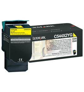 LEXMARK - C544/546, X544/546 Cartucho toner amarillo Extra Alto Rendimiento (4K) (Ref.C544X2YG)
