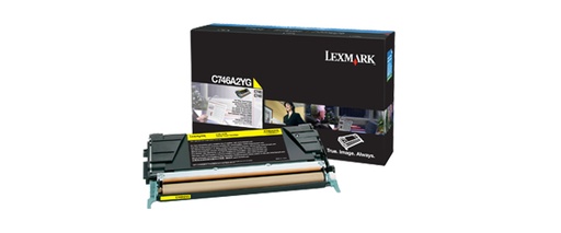 LEXMARK - C746, C748 Cartucho de toner amarillo (Ref.C746A2YG)