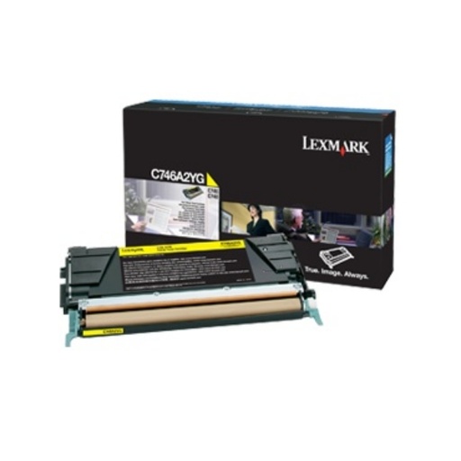 LEXMARK - C746, C748 Yellow Corporate Cartridge (Ref.C746A3YG)